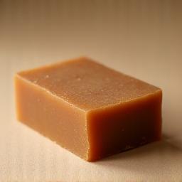 Brown handmade soap bar
